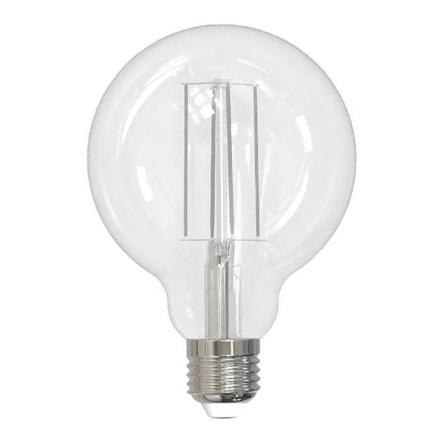 LED Žárovka BÍLÝ FILAMENT G95 E27/13W/230V 3000K