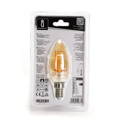 LED Žárovka C35 E14/4W/230V 2200K - Aigostar