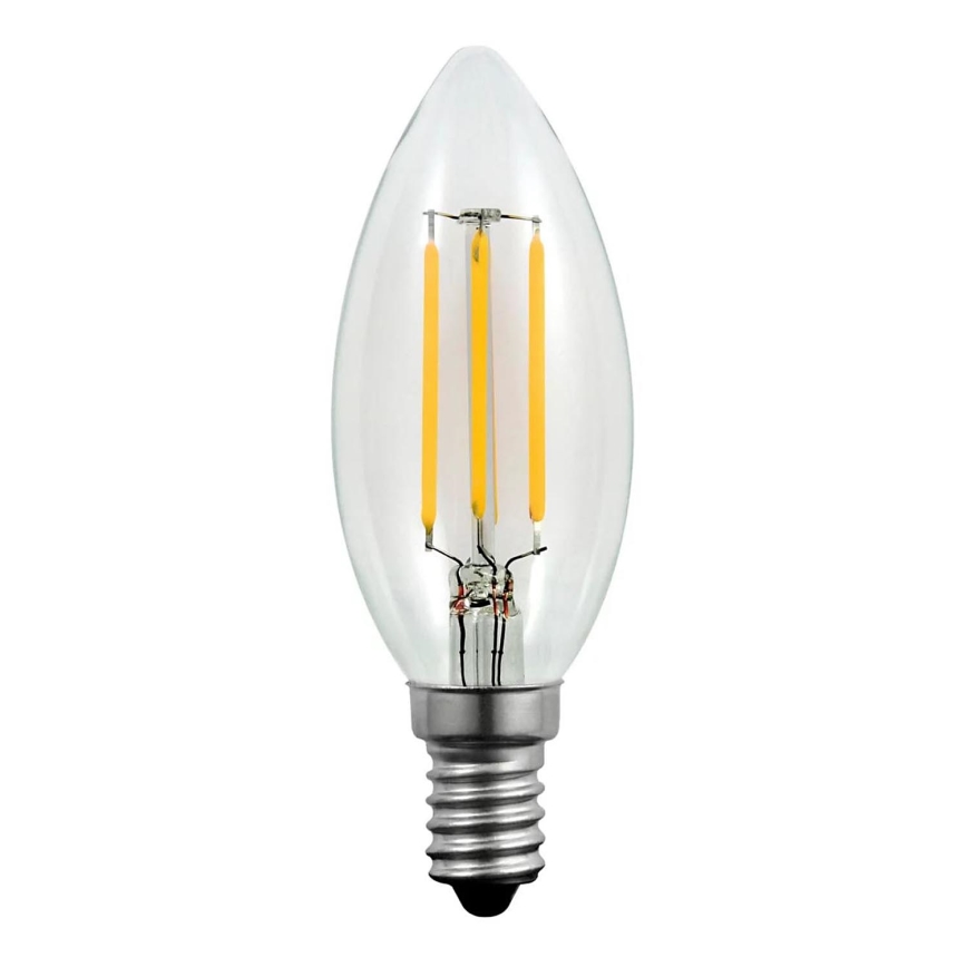 LED Žárovka C37 E14/4W/230V 3000K