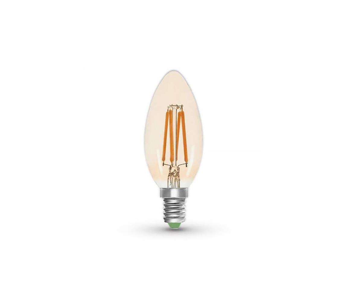 Brilagi LED Žárovka CLASIC AMBER C35 E14/5W/230V 2200K - Brilagi BG0711