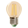 LED Žárovka CLASIC AMBER G45 E27/4W/230V 2200K -  Brilagi