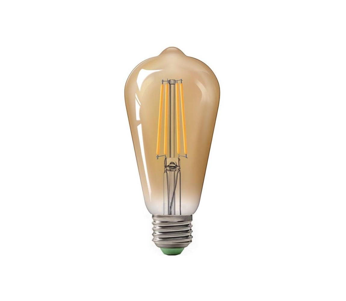 Brilagi LED Žárovka CLASIC AMBER ST64 E27/10W/230V 2200K - Brilagi 