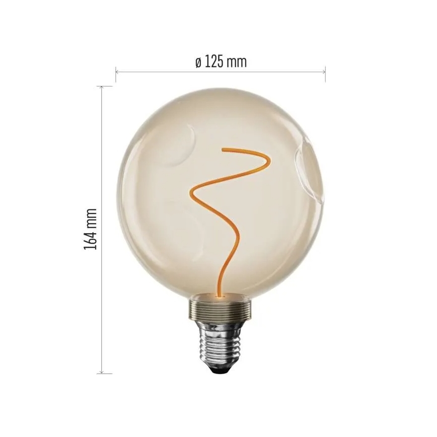 LED Žárovka DECO VINTAGE CG125A E27/4,5W/230V 1800K