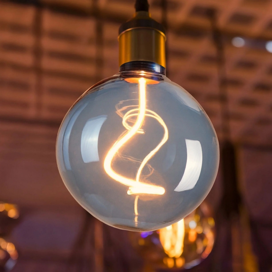 LED Žárovka DECO VINTAGE FILAMENT G125 E27/4W/230V 1800K