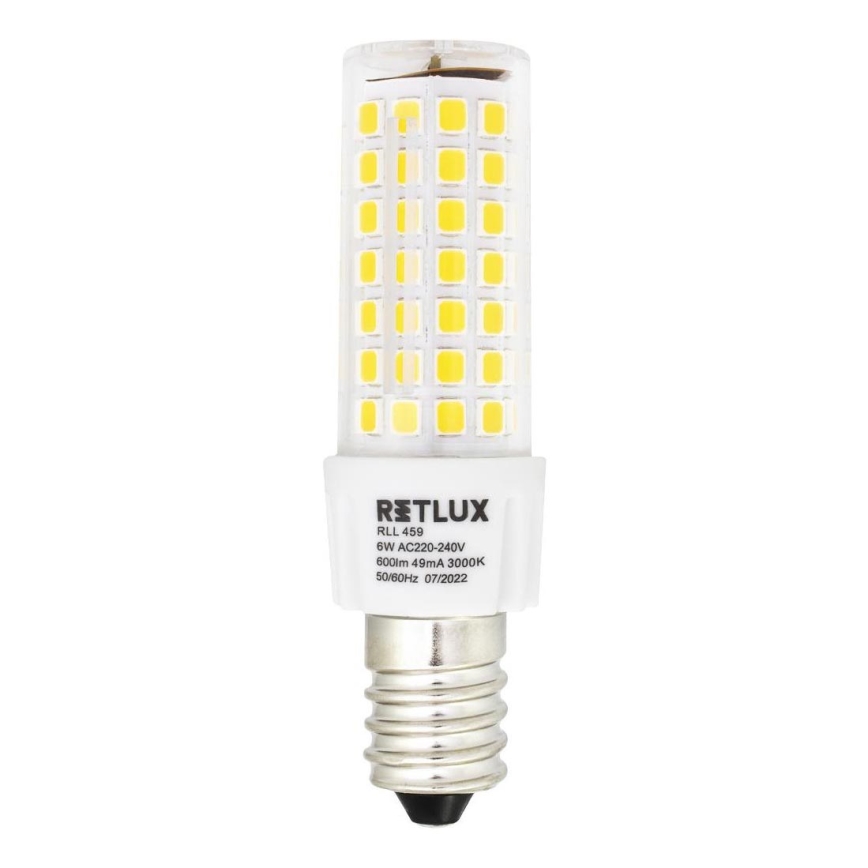 LED Žárovka do digestoře E14/6W/230V 3000K