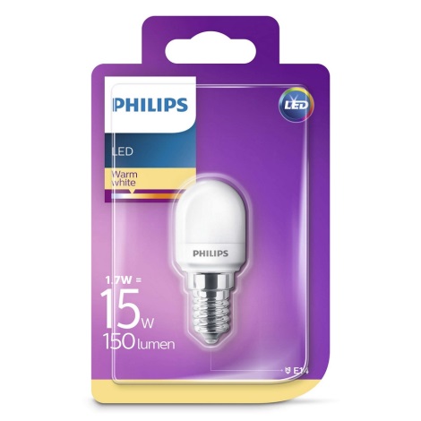 LED Žárovka do lednice Philips E14/1,7W/230V 2700K