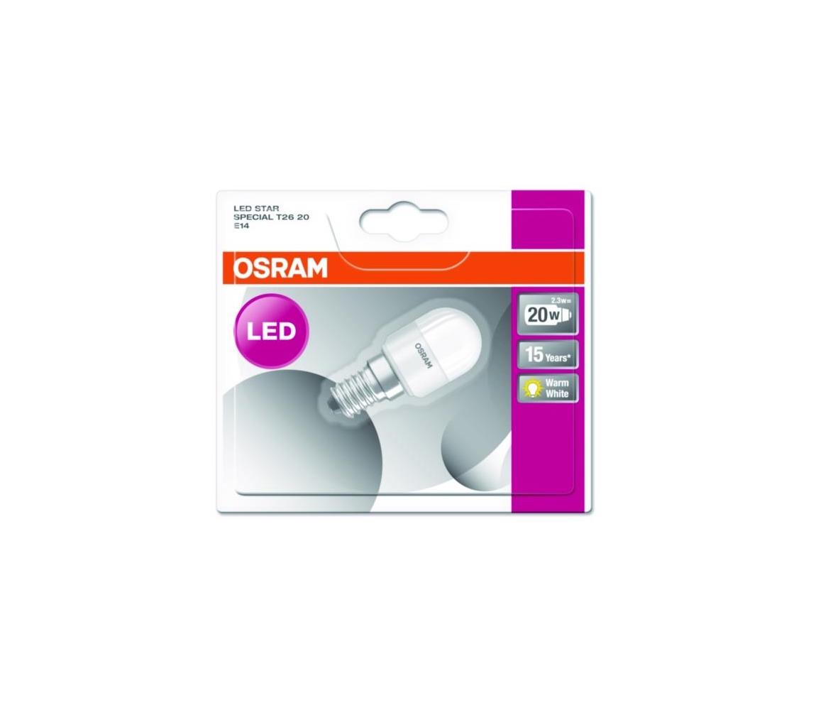 Osram LED Žárovka do lednice STAR E14/2,3W/230V 2700K