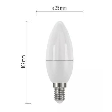 LED Žárovka E14/4,2W/230V 4000K CRI 94 Ra