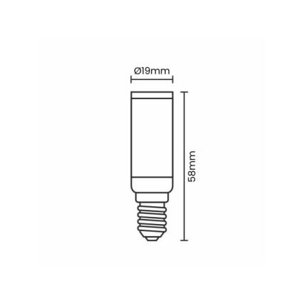 LED Žárovka E14/4,5W/230V 2800K