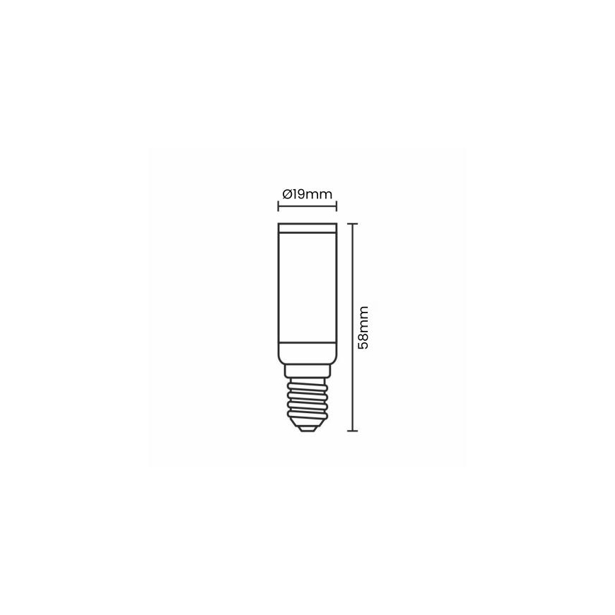LED Žárovka E14/4,5W/230V 2800K