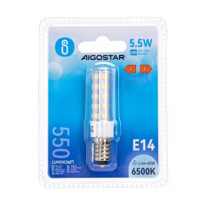 LED Žárovka E14/5,5W/230V 6500K - Aigostar