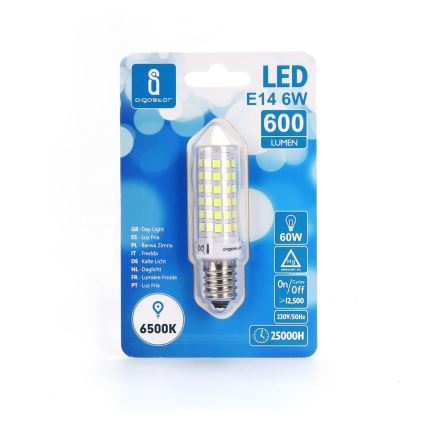 LED Žárovka E14/6W/230V 6500K - Aigostar