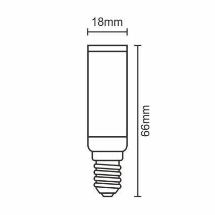 LED Žárovka E14/7W/230V 2700K