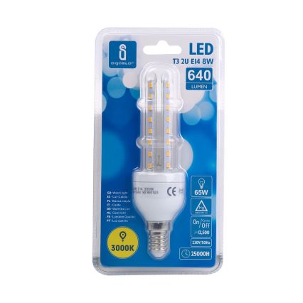 LED Žárovka E14/8W/230V 3000K - Aigostar