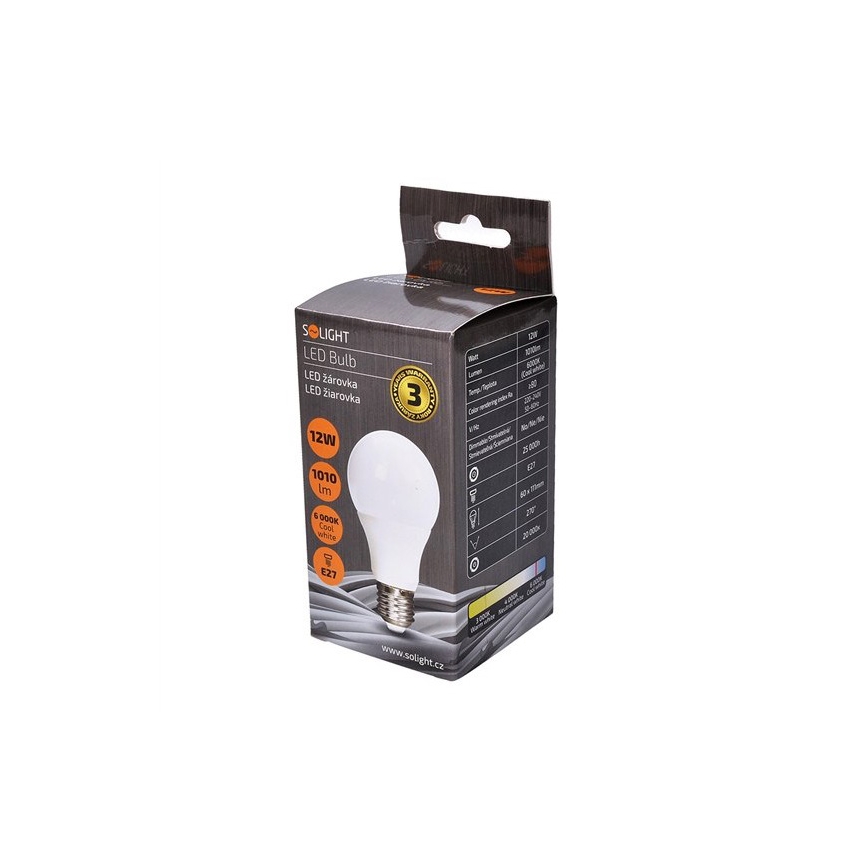 LED žárovka E27/12W/230V 6000K