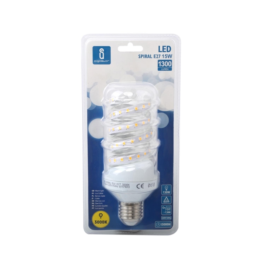 LED Žárovka E27/15W/230V 3000K - Aigostar