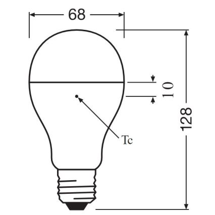 LED Žárovka E27/19W/230V 2700K - Osram