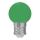 LED Žárovka E27/1W/230V 5500-6500K zelená