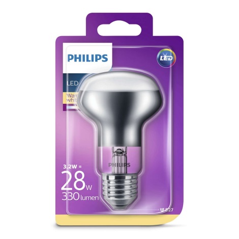 LED Žárovka E27/3,2W/230V 2700K - Philips