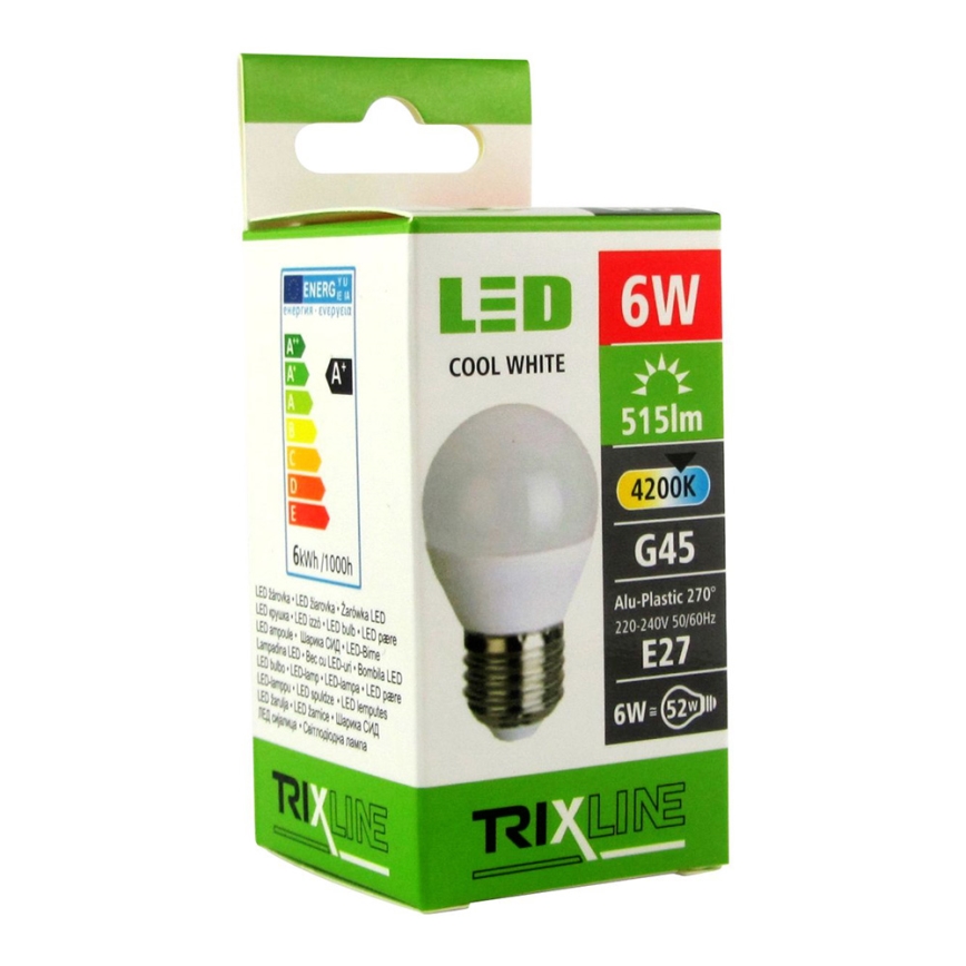 LED Žárovka E27/6W/230V 4200K