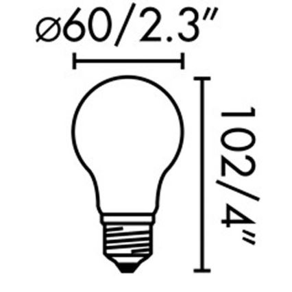 LED Žárovka E27/7W/230V 2700K - Faro 17463