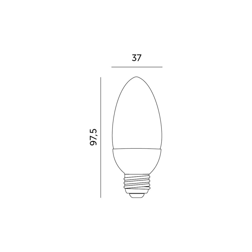 LED Žárovka E27/7W/230V 3000K