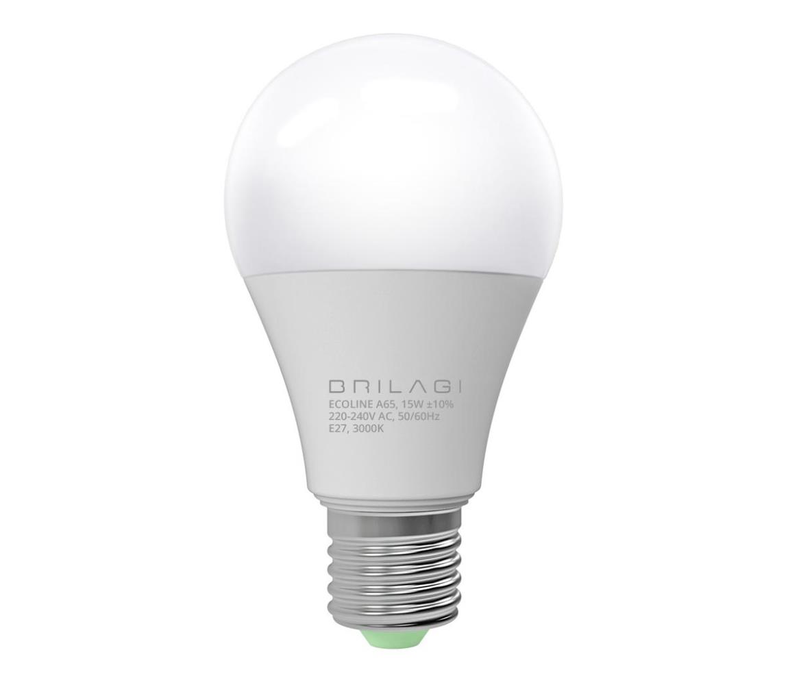 BRILAGI LED Žárovka ECOLINE A65 E27/15W/230V 3000K - Brilagi BG0210