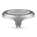 LED Žárovka ECOLINE AR111 GU10/15W/230V 4000K 30° stříbrná - Brilagi