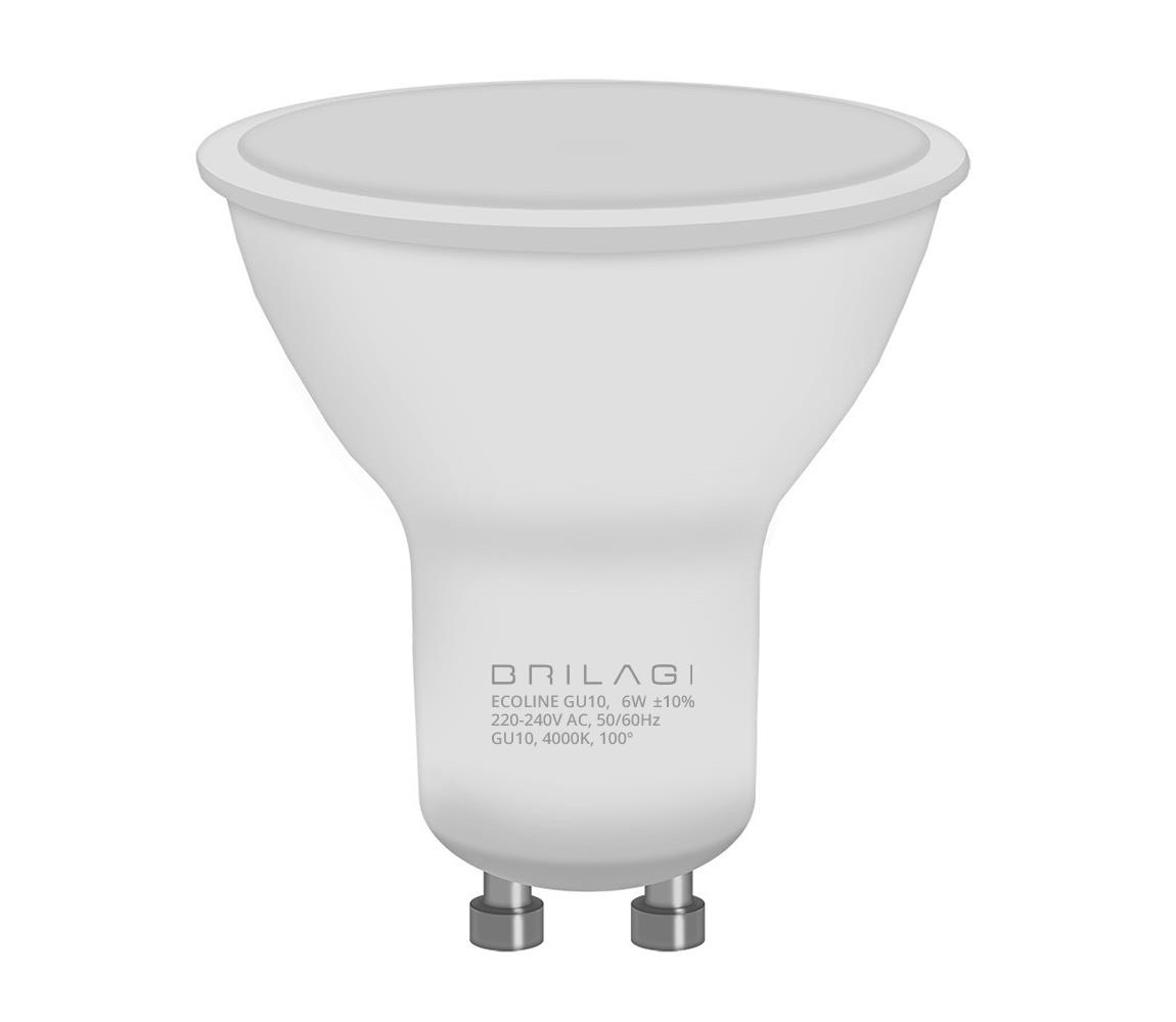 Brilagi LED Žárovka ECOLINE GU10/6W/230V 4000K - Brilagi 