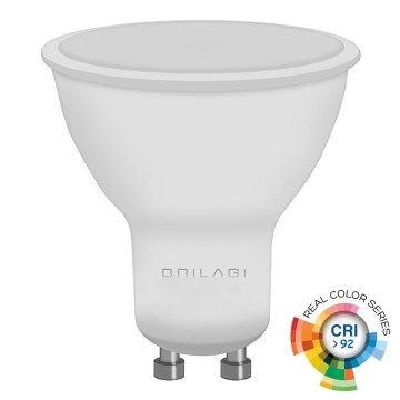 LED Žárovka ECOLINE GU10/8,5W/230V 4000K CRI 92  - Brilagi