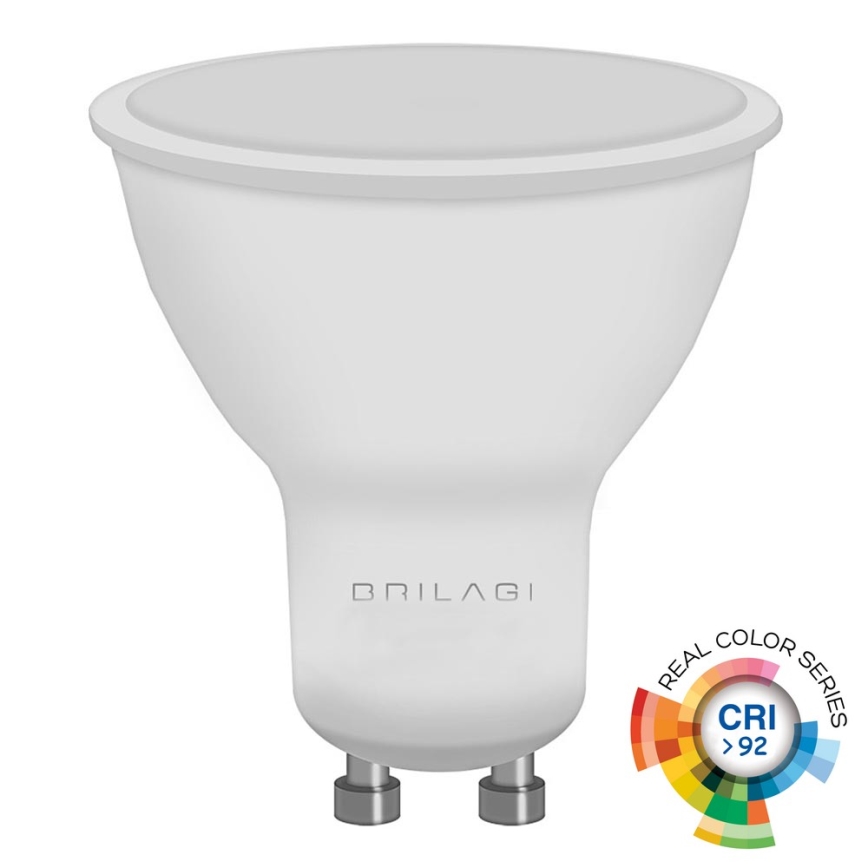 LED Žárovka ECOLINE GU10/8,5W/230V 4000K CRI 92  - Brilagi