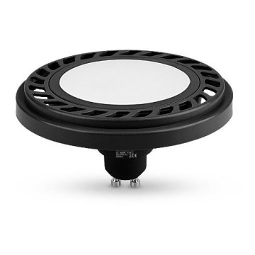 LED Žárovka ECOLINE SOFT AR111 GU10/9W/230V 4000K 120° černá - Brilagi