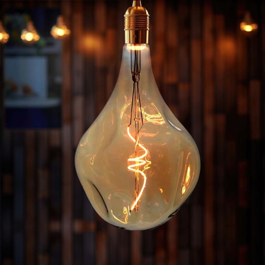 LED Žárovka FILAMENT A165 E27/4W/230V 1800K