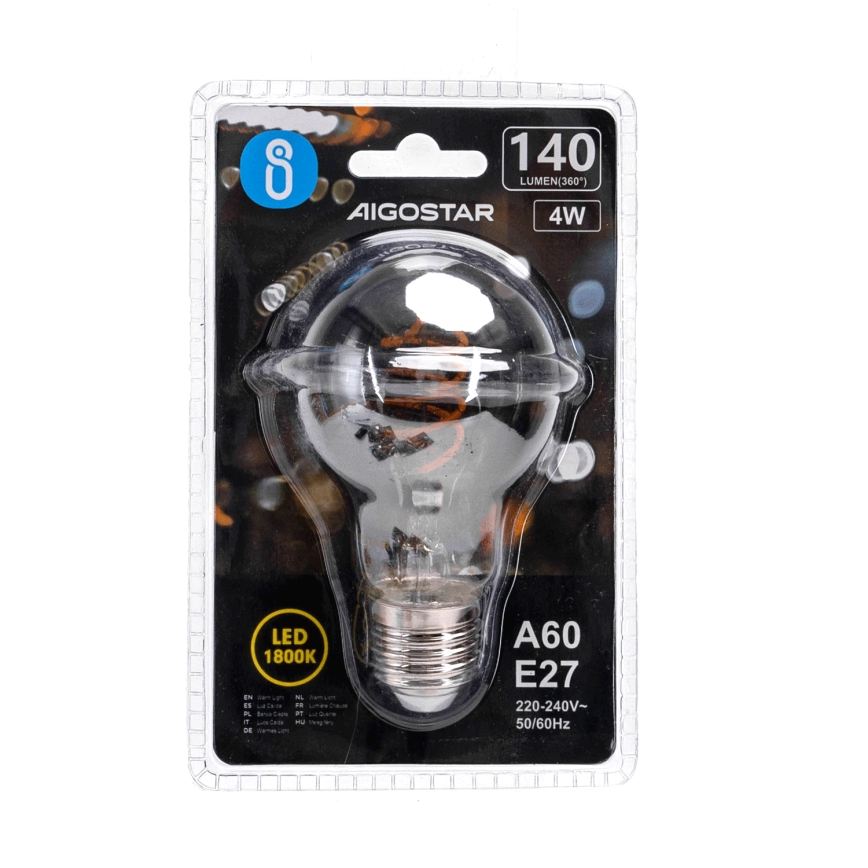 LED Žárovka FILAMENT A60 E27/4W/230V 1800K - Aigostar