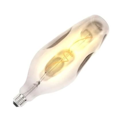 LED Žárovka FILAMENT BUMPED SMOKE BT110 E27/4W/230V 2000K