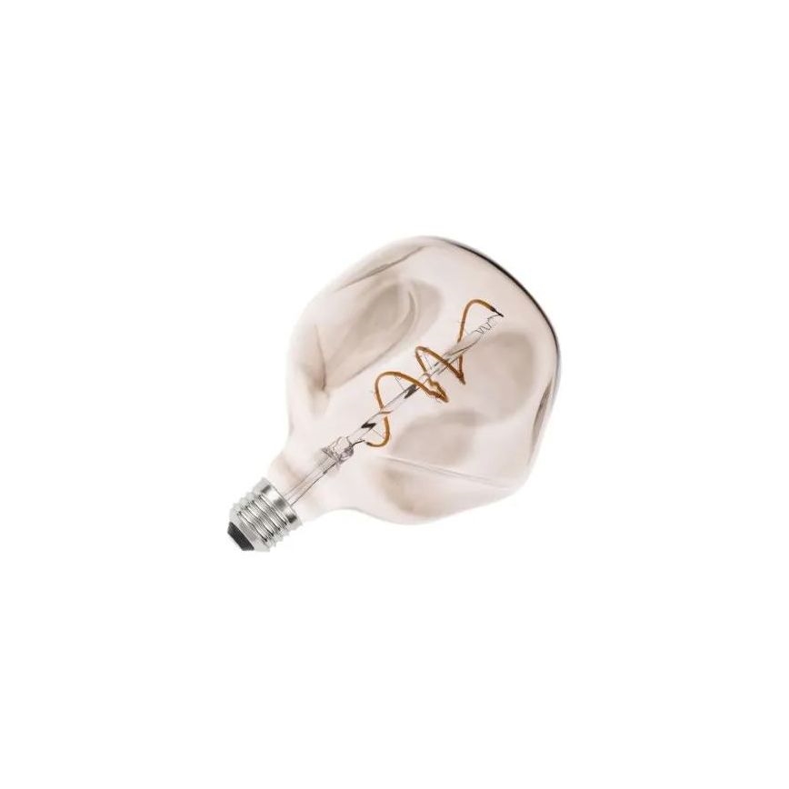 LED Žárovka FILAMENT BUMPED SMOKE G125 E27/4W/230V 2000K kouřová