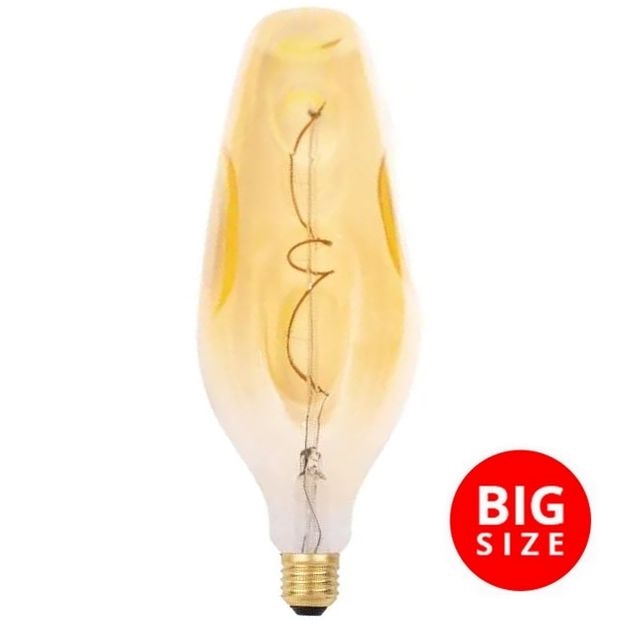 LED Žárovka FILAMENT BUMPED VINTAGE BT110 E27/4W/230V 2000K