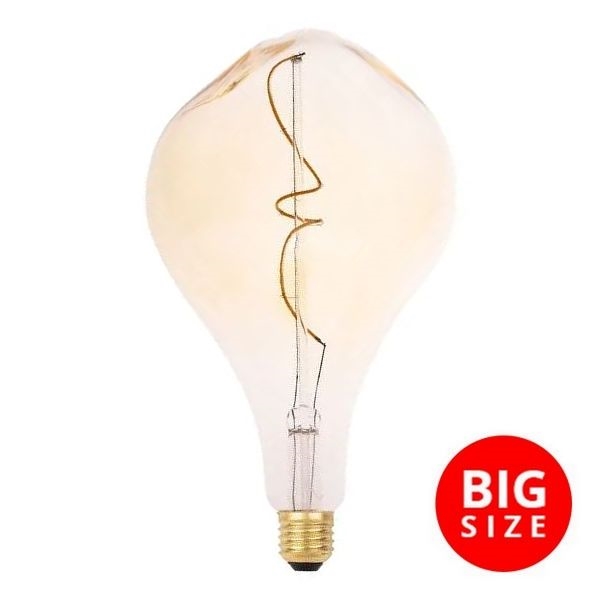 LED Žárovka FILAMENT BUMPED VINTAGE ET160 E27/4W/230V 2000K