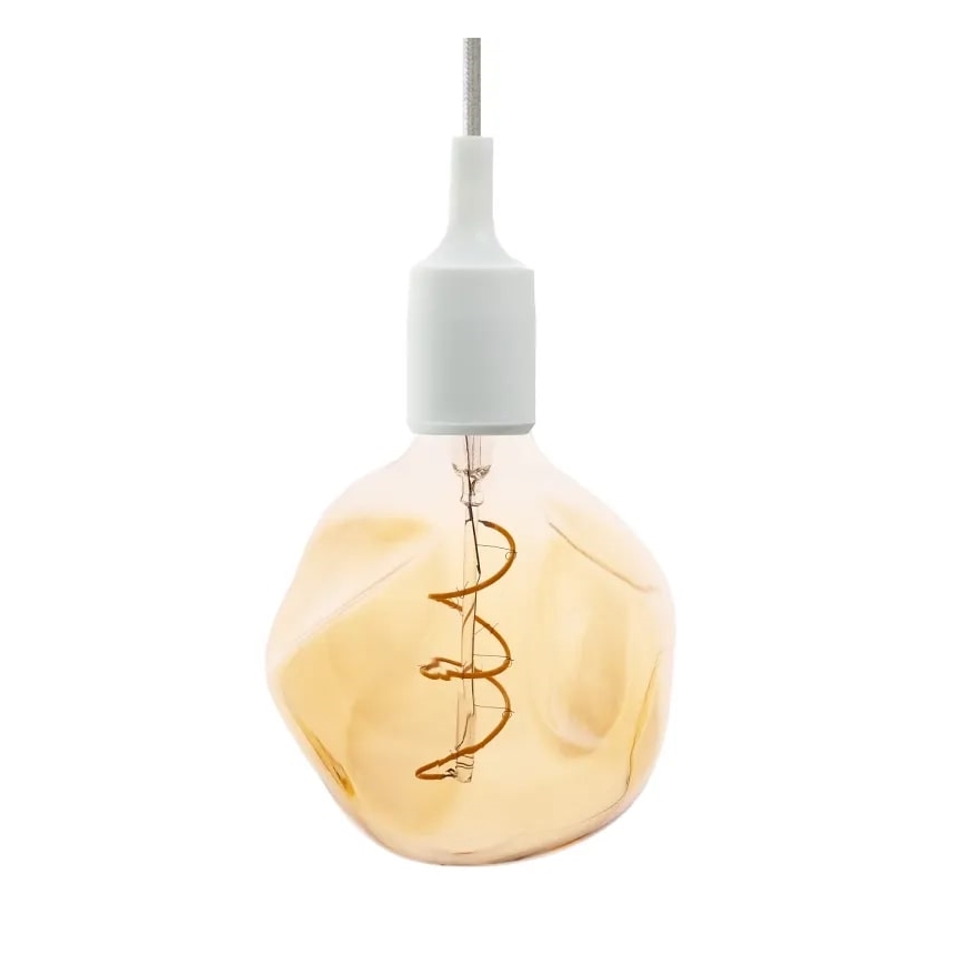 LED Žárovka FILAMENT BUMPED VINTAGE G125 E27/4W/230V 2000K