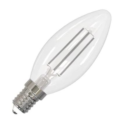 LED Žárovka BÍLÝ FILAMENT C35 E14/4,5W/230V 3000K