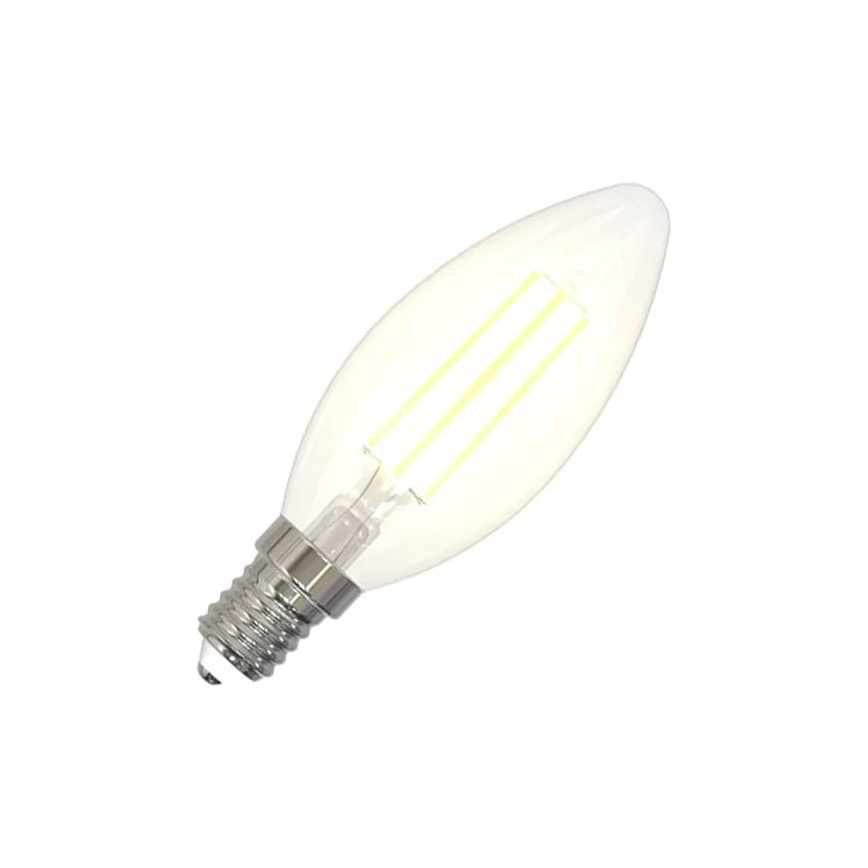 LED Žárovka BÍLÝ FILAMENT C35 E14/4,5W/230V 3000K