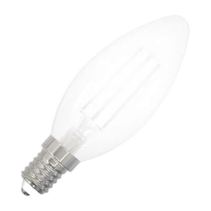 LED Žárovka BÍLÝ FILAMENT C35 E14/4,5W/230V 4000K