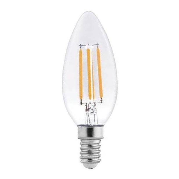 LED Žárovka FILAMENT C35 E14/4W/230V 3000K