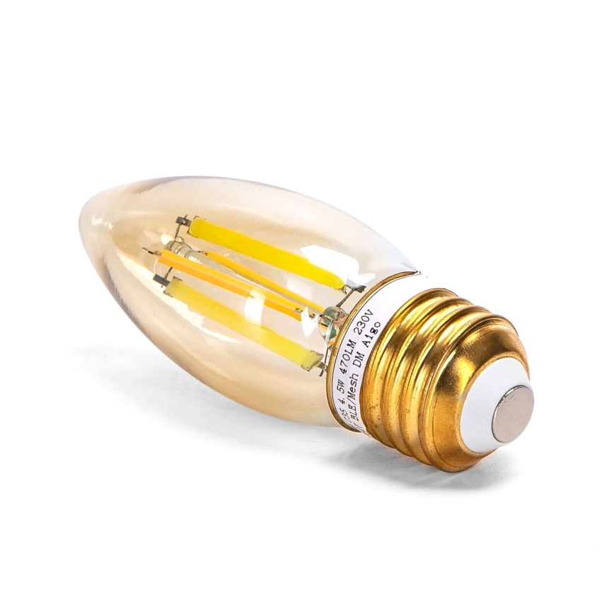 LED Stmívatelná žárovka FILAMENT MESH Smart C35 E27/4,5W/230V 2700-6500K - Aigostar
