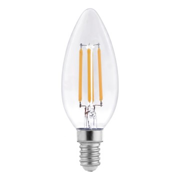 LED Žárovka FILAMENT C37 E14/6W/230V 3000K