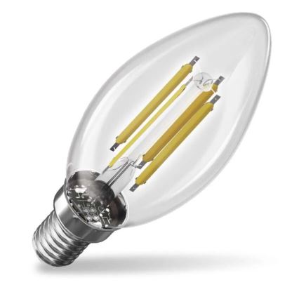 LED Žárovka FILAMENT E14/3,8W/230V 2700K