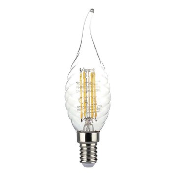 LED Žárovka FILAMENT E14/4W/230V 3000K