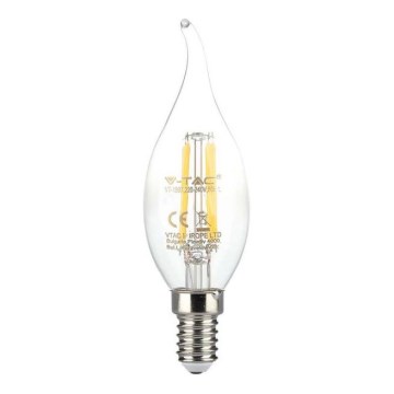 LED Žárovka FILAMENT E14/4W/230V 3000K