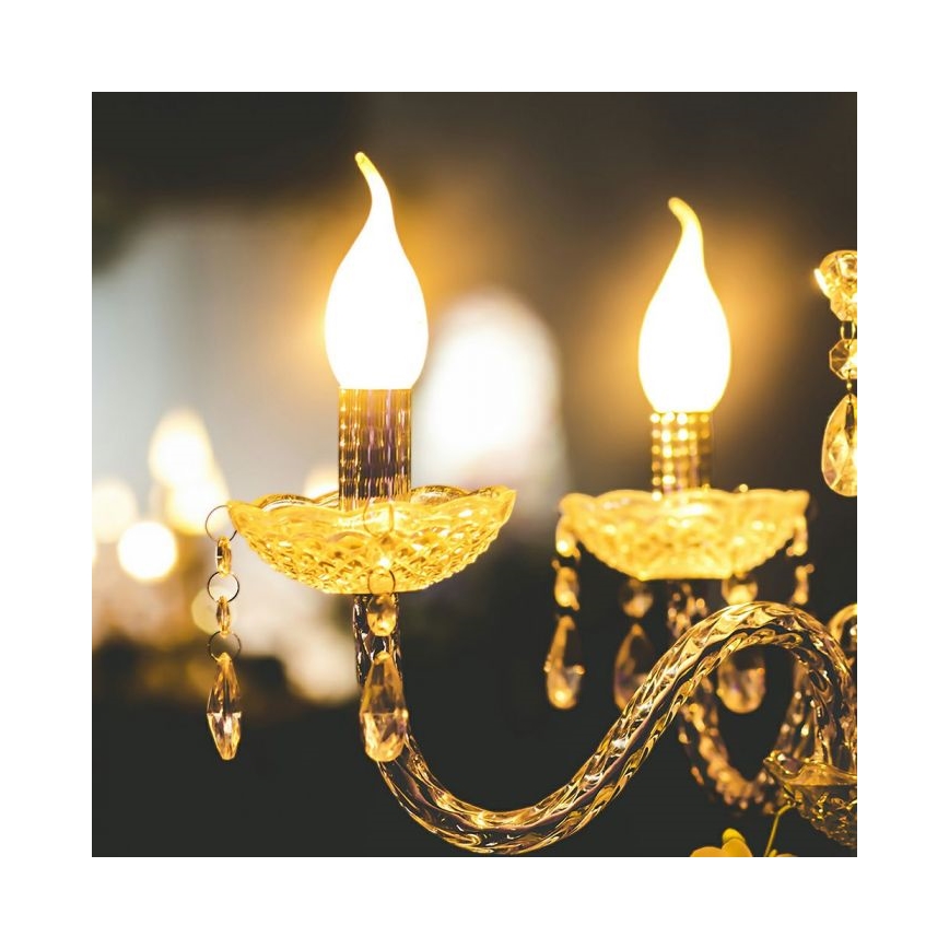 LED Žárovka FILAMENT E14/4W/230V 3000K