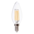 LED Žárovka FILAMENT E14/4W/230V 4000K